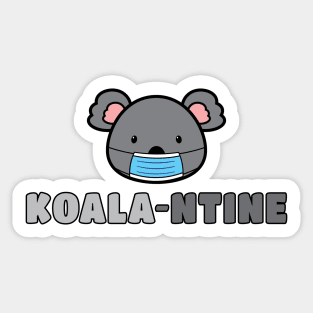 Koala-ntine Quarantine Sticker